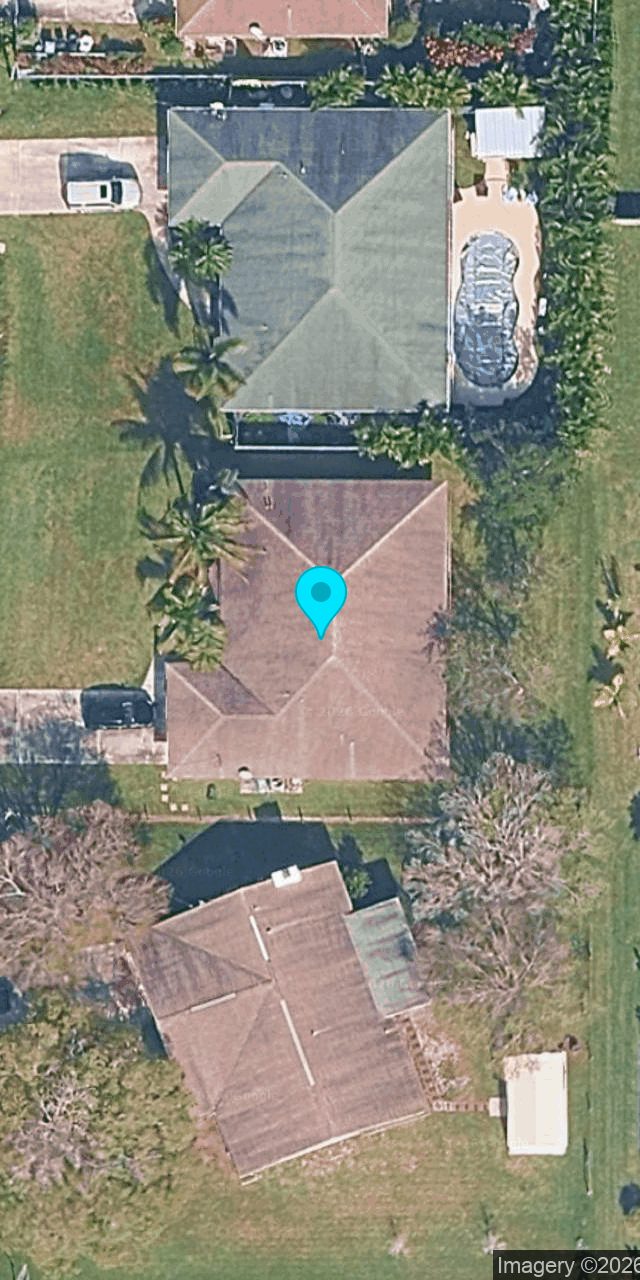 Aerial of 5900 MYRTLE DR, SAINT LUCIE COUNTY, FL- 34982