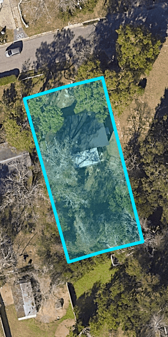 Aerial of 829 LUCERNE AVE, PENSACOLA, FL- 32505