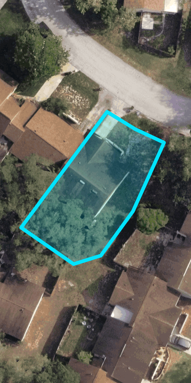 Aerial of 210 CLEAR LAKE CIR, SANFORD, FL- 32773