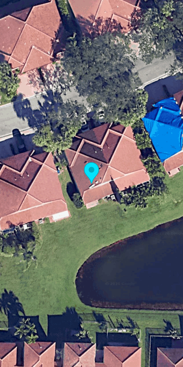 Aerial of 1014 VIA JARDIN, RIVIERA BEACH, FL- 33418