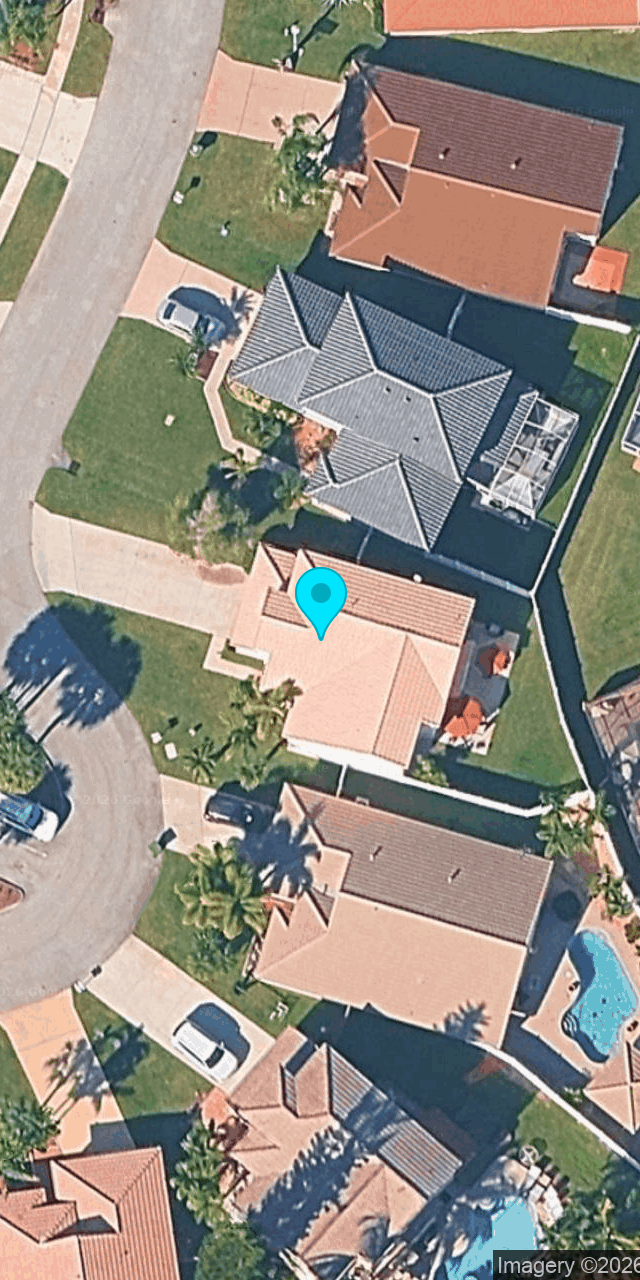 Aerial of 343 SW 183 TER, PEMBROKE PINES, 33029