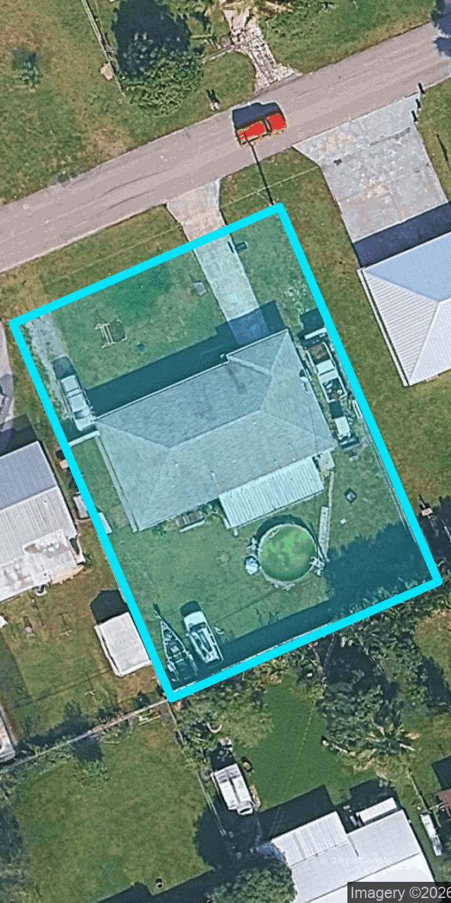 Aerial of 2528 SE MONROE ST, STUART, FL- 34997
