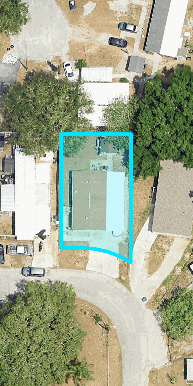 Aerial of 5815 SUNSHINE PARK DR, NEW PORT RICHEY, 34652